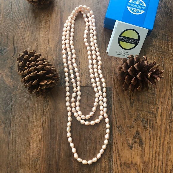 Josh Bazar Jewelry - Pink Imperial Pearls necklace by josh Bazar